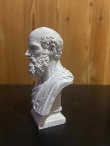 Hippocrates xứ Kos (Hippocrate de Kos) - Tượng bán thân - Image 3