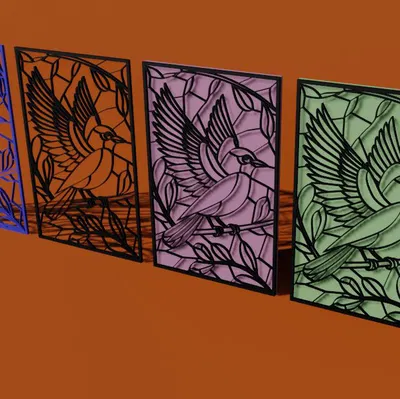 Chim nhỏ (có và không có nền)