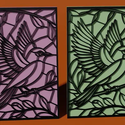 Chim nhỏ (có và không có nền)