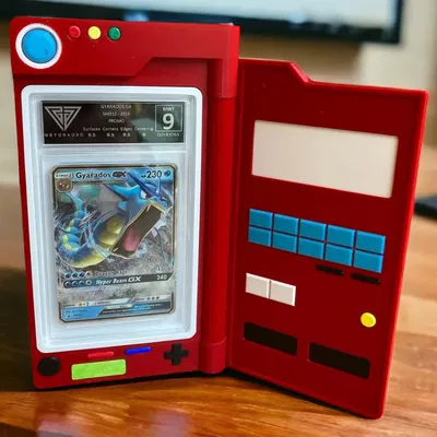 Két trưng bày thẻ graded kiểu Pokedex