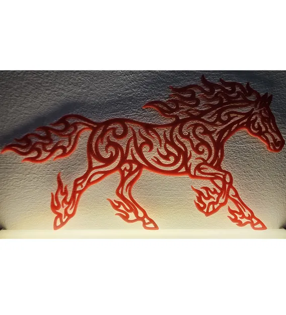 Horse on fire Wallart - Image 1