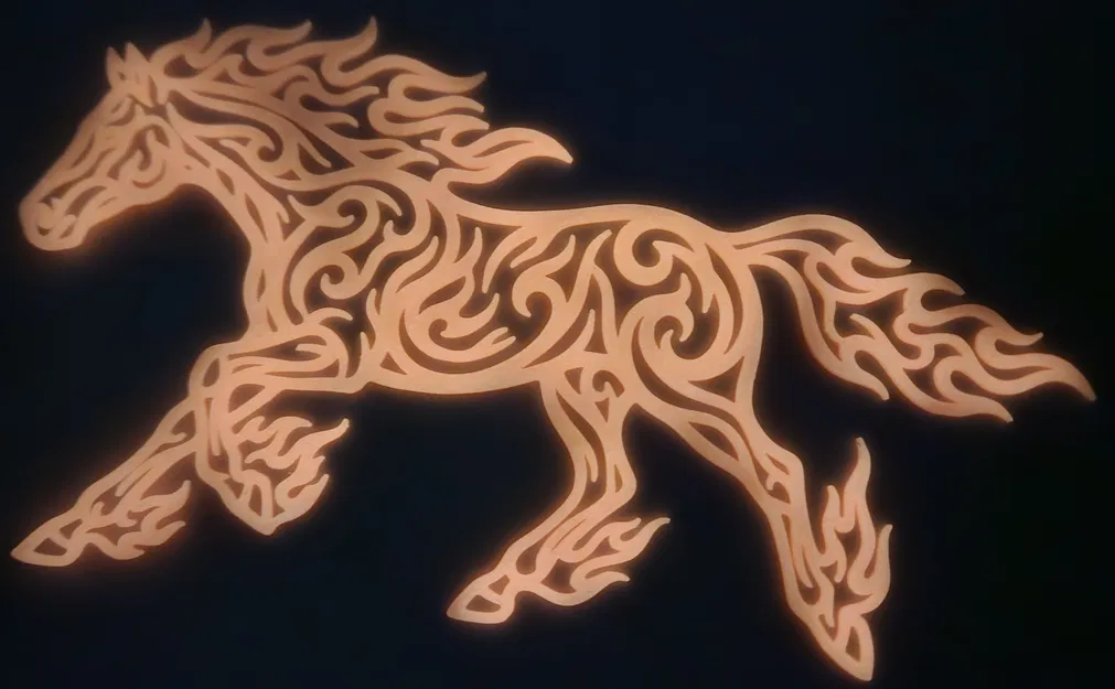 Horse on fire Wallart - Image 2