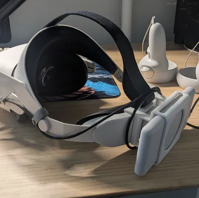 Giá gắn pin dự phòng remix cho Oculus Quest 2 + GOMRVR Halo Strap (10000mAh)