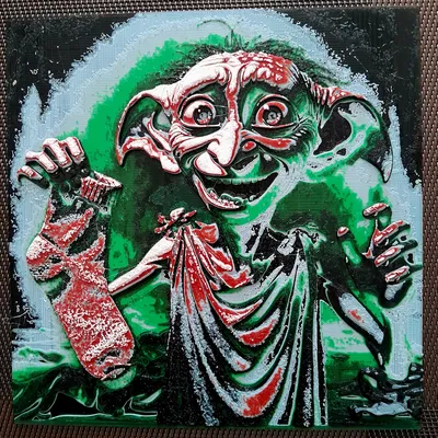 Dobby cầm chiếc vớ (Dobby with a sock)