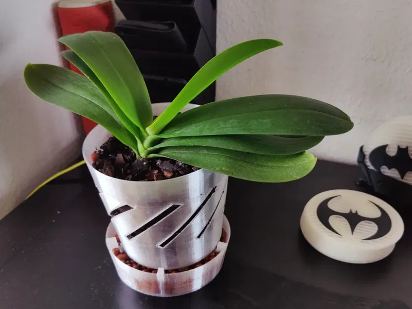 Bộ chậu trồng lan tối ưu kèm khay bi đất nung (nhiều kích cỡ) - Image 1