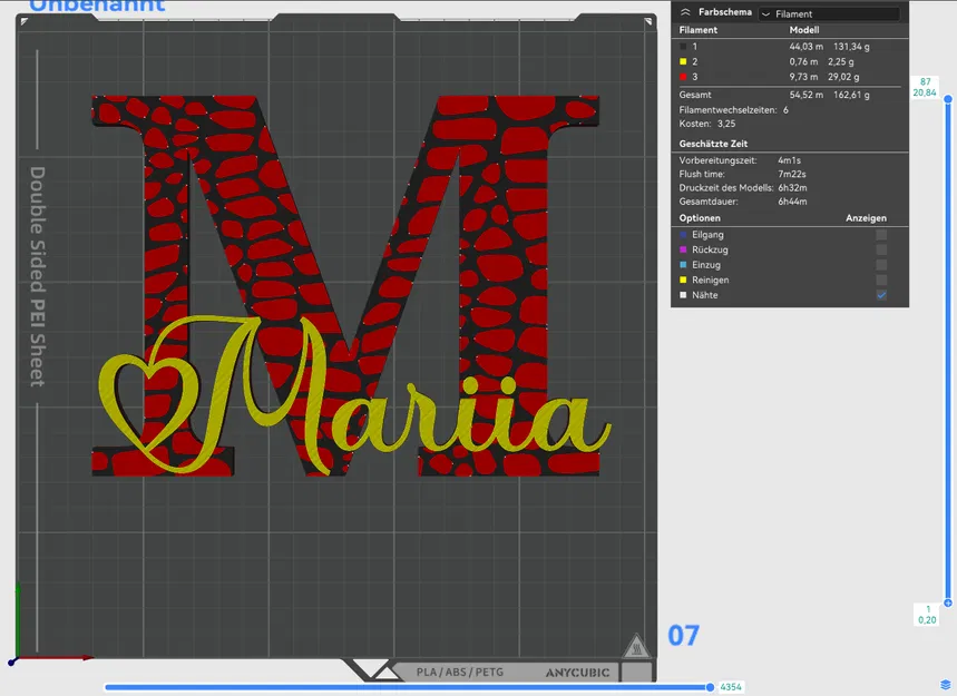 Letter Mariia Kroko – Chữ cái tên phong cách vân cá sấu - Image 1
