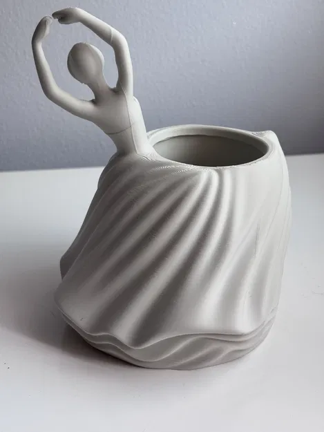 Ống đựng bút Ballerina – Tượng trang trí bàn làm việc thanh lịch - Image 7