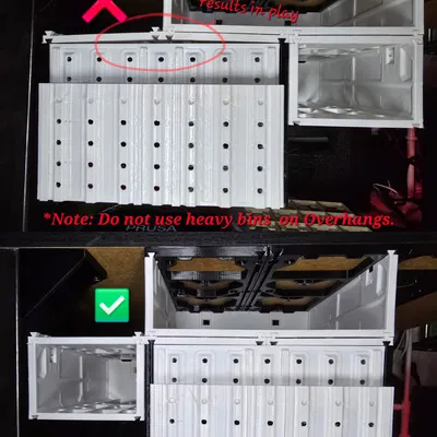 [Gen2 Drawer] Khớp nối rail đực-cái (Male-to-Female) / Connector