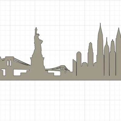 New York Skyline – Trang trí treo tường