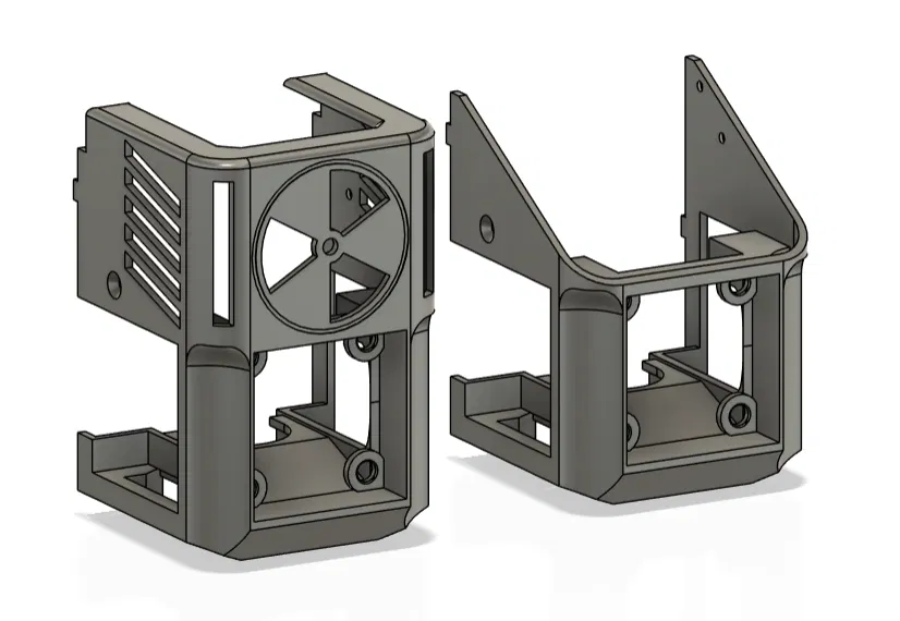 Ender 3v3 ke 4010FanHead - Nắp đầu in thay quạt hotend - Image 2