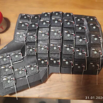 Plate gắn socket hot-swap Kailh