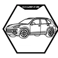 Bộ tranh tường lục giác lineup Porsche – Hexagon Wall Art - Thumbnail 3