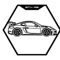 Bộ tranh tường lục giác lineup Porsche – Hexagon Wall Art - Thumbnail 6