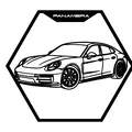 Bộ tranh tường lục giác lineup Porsche – Hexagon Wall Art - Thumbnail 8