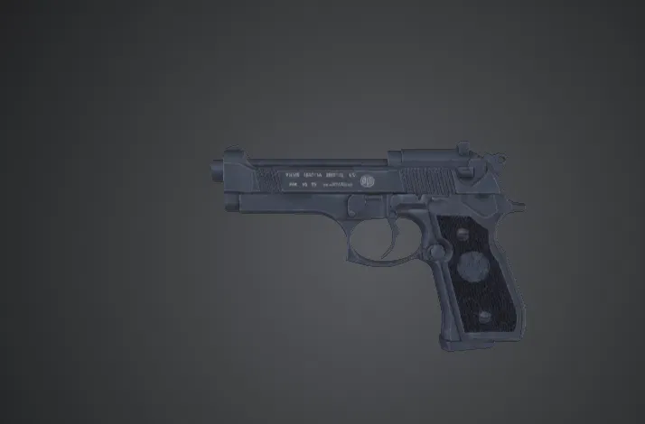 Súng realistic (mô hình 3D) - Image 2