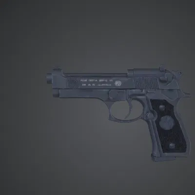 Súng realistic (mô hình 3D)