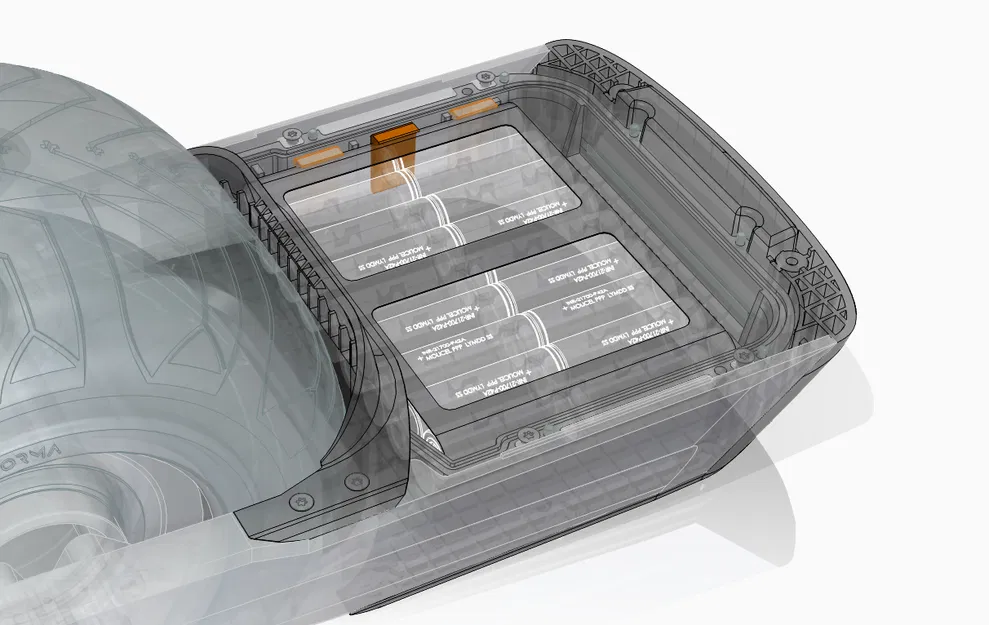 HYPERFORMA_Floatwheel ADV-ADVPro Battery Spacer – Miếng chêm pin vỏ sau - Image 1