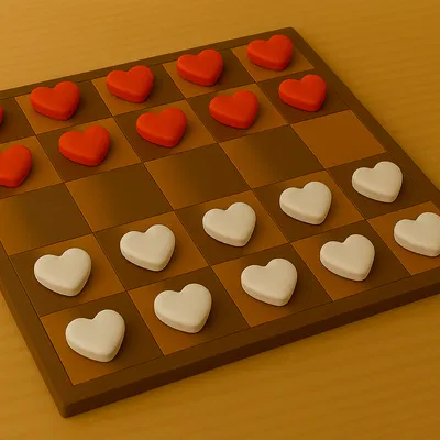 Dáma ze Srdcema / Board game Queen of Hearts