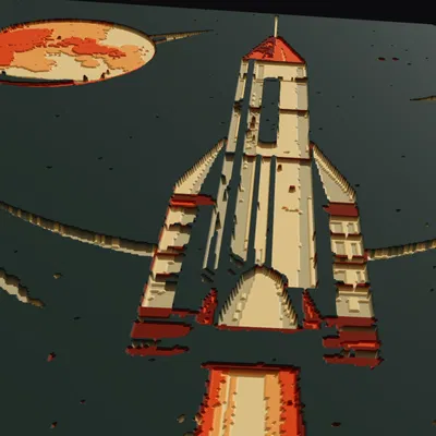 Launch on Mars Hueforge