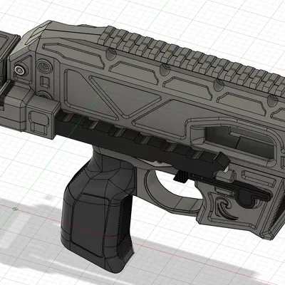 Triton 6 - Báng Brace Gập/Xếp In Được (Printable Collapsible Brace Stock)