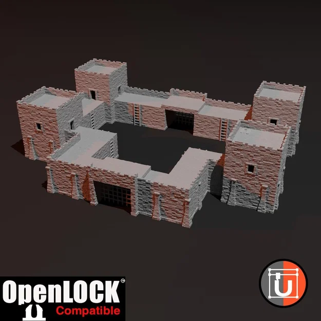 Lâu đài đá Trung Cổ modular - OpenLOCK - Image 1