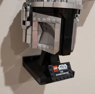 Giá treo tường Lego Mandalorian Helmet (Wall Mount)