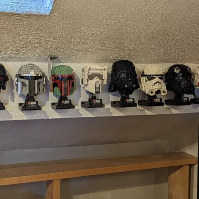 Ngàm Treo Tường Bộ Sưu Tập Lego Helmet Collection