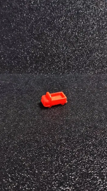 Camion rouge (xe tải đỏ) cho Polly Pocket vintage - Image 2