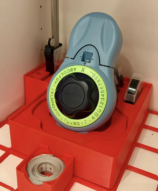 Khay Gridfinity giữ máy dán nhãn Dymo Junior 3x4 - Image 2