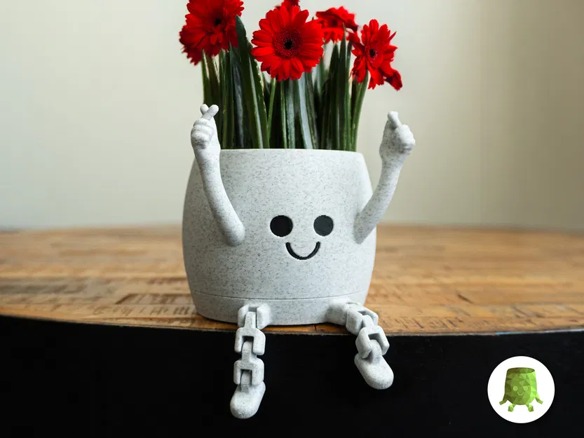 Happy Flex Sitting Pot Love Hands – Chậu ngồi chân dẻo tạo tay trái tim - Image 1