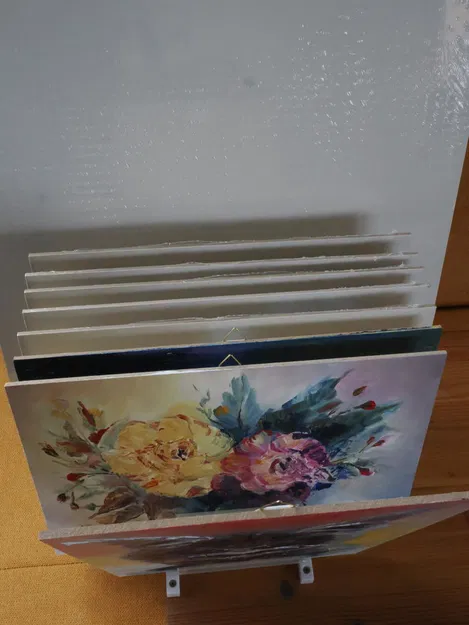 Giá đỡ trưng bày tranh trên painting plate (lật xem 9 tấm) - Image 1