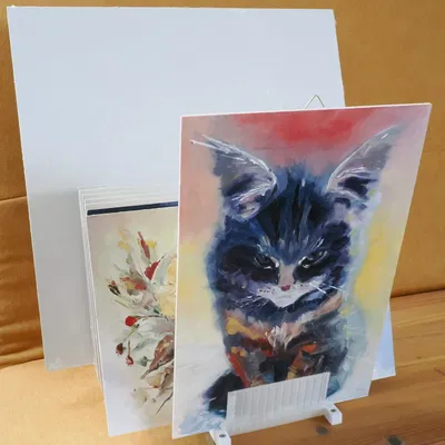 Giá đỡ trưng bày tranh trên painting plate (lật xem 9 tấm)