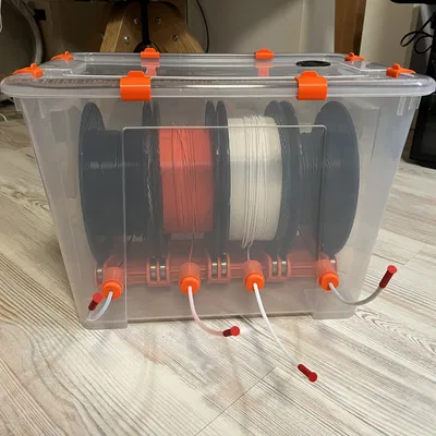 Drybox cho 4 spool (dựa trên Ikea Samla 22L)