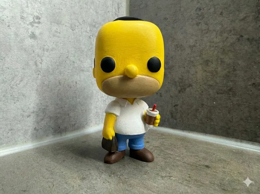 Homer Simpson - Funko Pop (Model in 3D) - Image 1