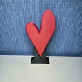 Trái tim kèm chân đế (Herz mit Ständer) - Thumbnail 3