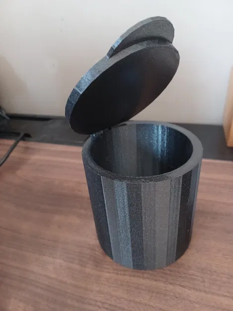 Hộp tròn nắp bản lề – 3 phần (chốt 2 mm / 3 mm) - Image 1