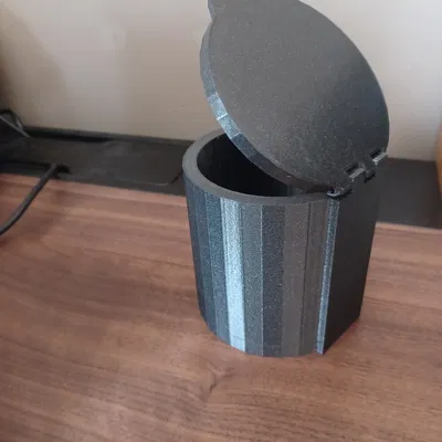 Hộp tròn nắp bản lề – 3 phần (chốt 2 mm / 3 mm)