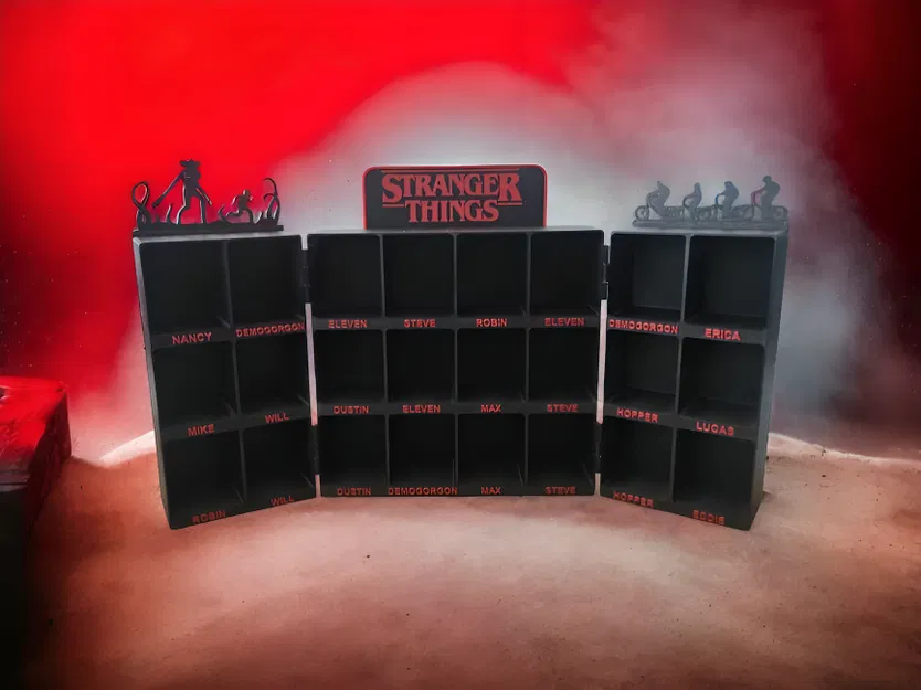 Kệ trưng bày gập Stranger Things Kinder Joy & mini Funko Pop - Image 1