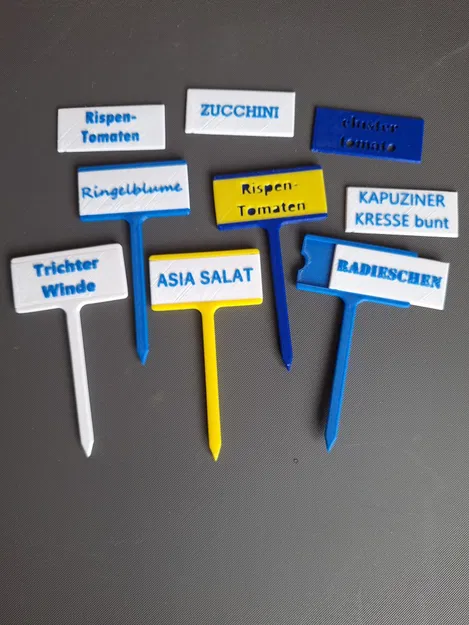 Bảng nhãn cây với tấm chữ thay thế được (Wechselplatte) - Image 2