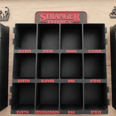 Kệ trưng bày gập Stranger Things Kinder Joy & mini Funko Pop