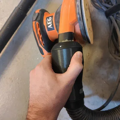 Adapter máy chà nhám AEG EX 125 orbital sander sang Kärcher