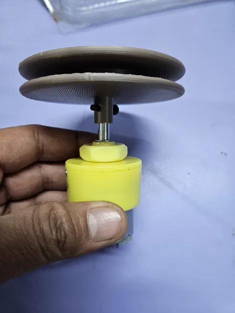 Puly/Tang cuốn cho DC Geared Motor – Tương thích trục 6mm - Image 1