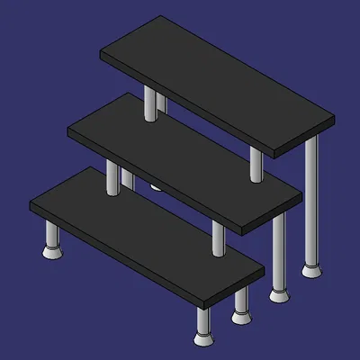 Giá đỡ để đặt đồ vật (ví dụ: nước hoa/colonia)