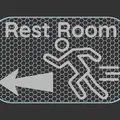 Bảng hiệu Rest Room người chạy (Running Rest Room signs) - Thumbnail 5