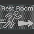 Bảng hiệu Rest Room người chạy (Running Rest Room signs) - Thumbnail 6
