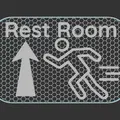 Bảng hiệu Rest Room người chạy (Running Rest Room signs) - Thumbnail 7