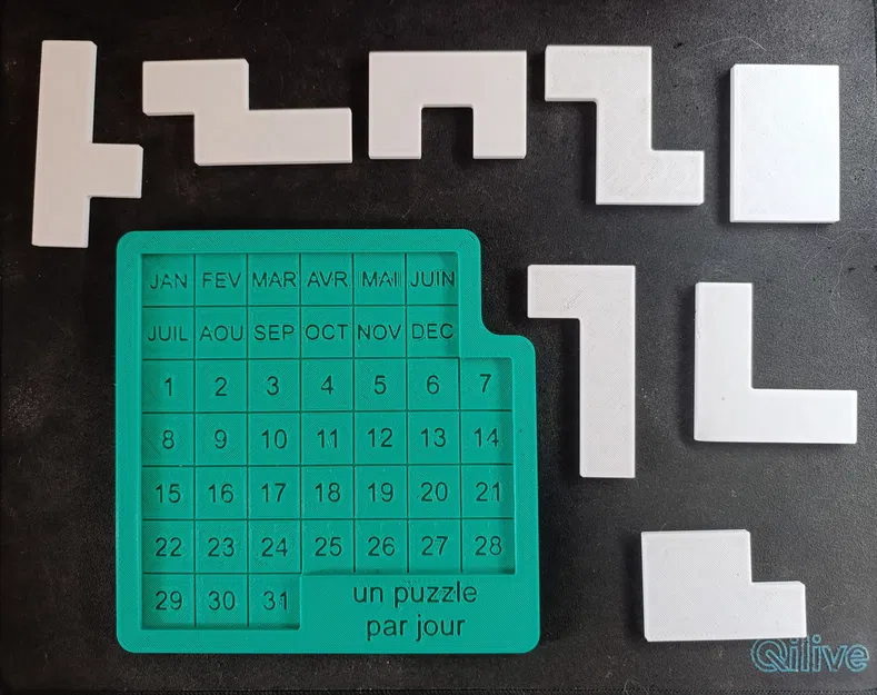 Un puzzle par jour - A puzzle a day (Mỗi ngày một câu đố) - Image 1