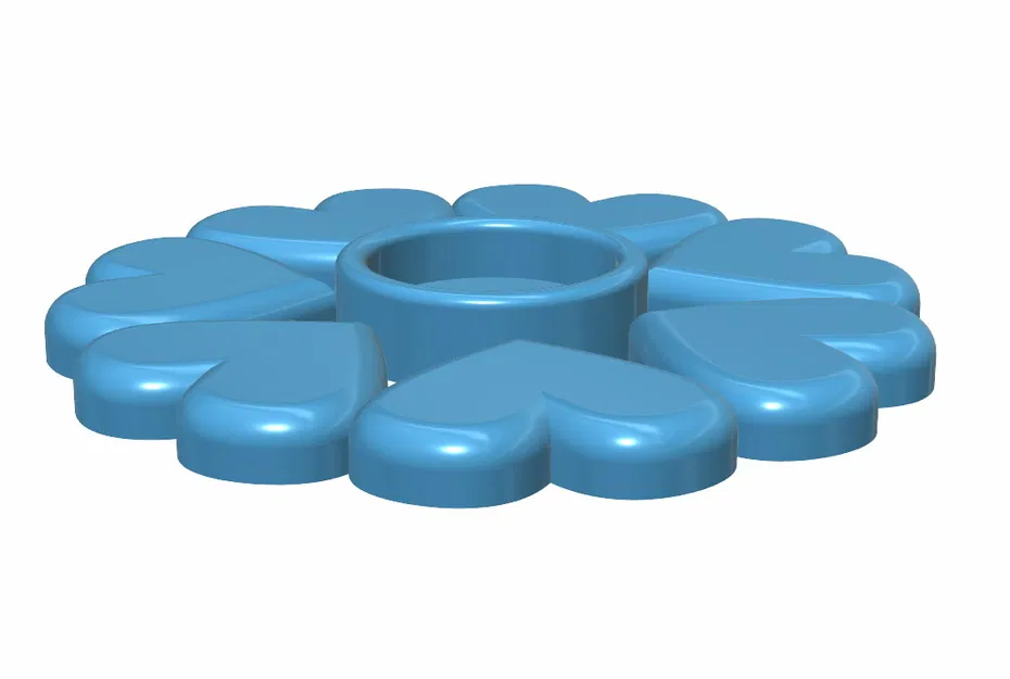 Đế đựng nến tealight có hình trái tim - Image 2