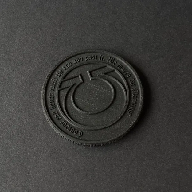 Token Oath of Moment (bản clean, 52mm) - Image 1