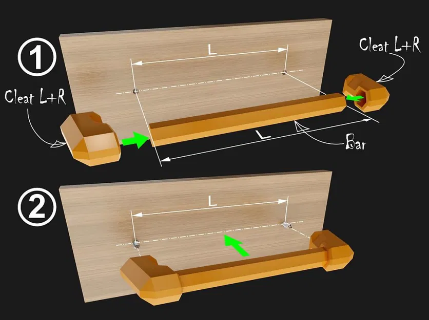 Tay nắm universal điều chỉnh được (không cần support) - Image 4